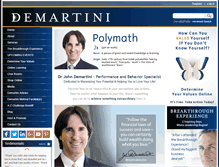 Tablet Screenshot of drdemartini.com